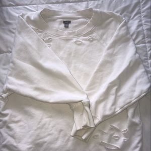 Aerie distressed sweatshirt